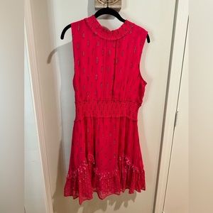 Pink and silver dress